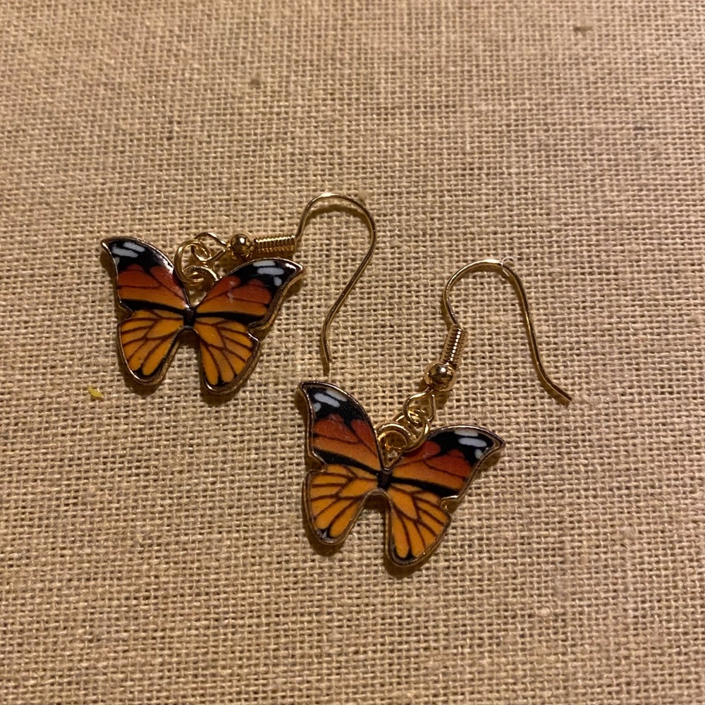 Monarch Butterfly Earrings jewelry summer gift